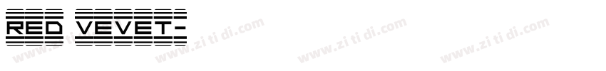 Red Vevet字体转换